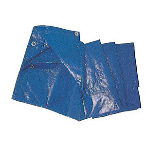 BÂCHE OEILLETS PE BLEUE 85GR