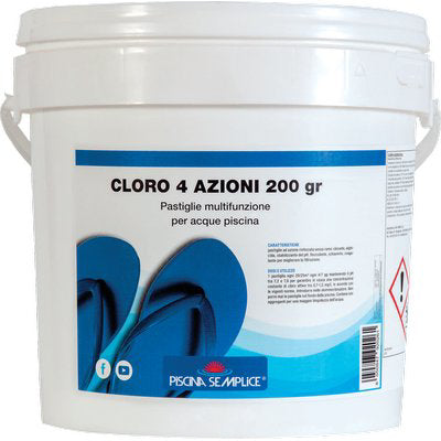 CLORO MULTIACCIÓN PARA PISCINA PASTILLAS LAPI