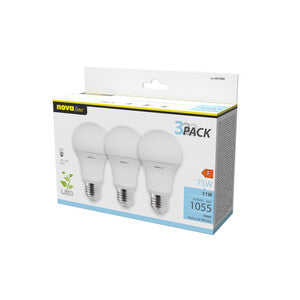 NOVA CLASSIC E27 LED bulb 11W 3 pcs