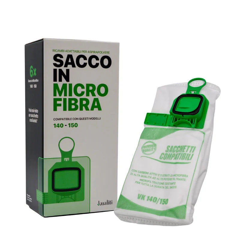 REPUESTO ASPIRADOR BOLSAS MICROFIBRA K140/150 UDS.6