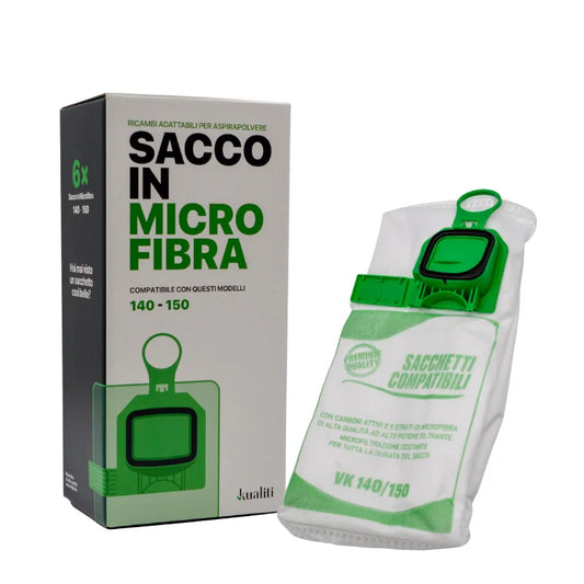 RICAMBIO FOLLETTO SACCO IN MICROFIBRA K140/150 PZ.6