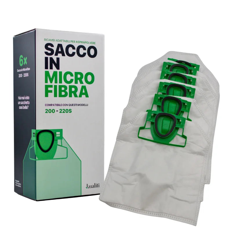 REPUESTO FOLLETTO BOLSA DE MICROFIBRA K200/220S PZ.6