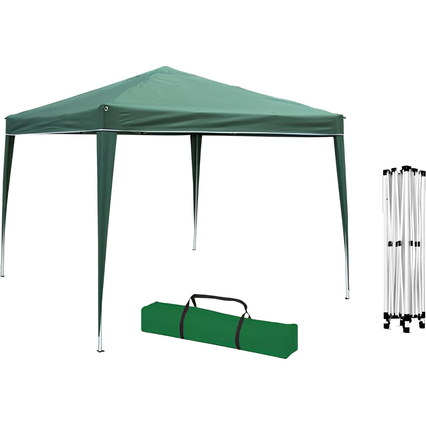 GAZEBO RICHIUDIBILE ACCIAIO/POLY DOMUS