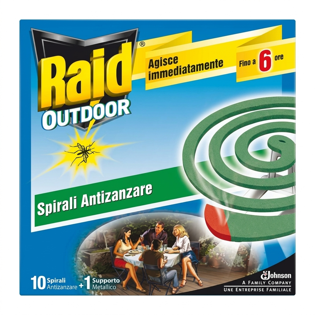 ANTIZANZARE RAID ZAMPIRONE 10 PZ