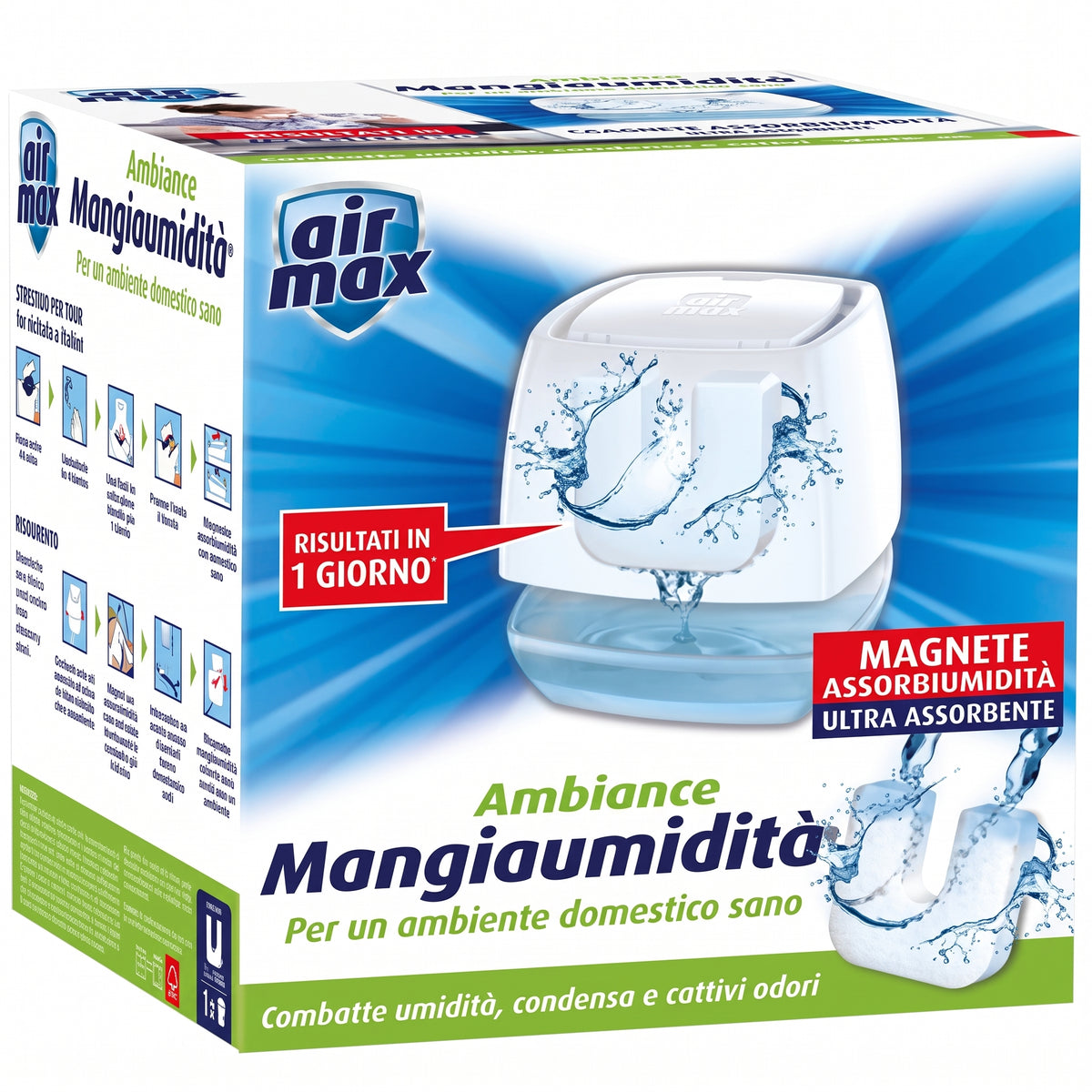 AIRMAX ASSORBIUMIDITA' AMBIANCE KIT TAB 450 G