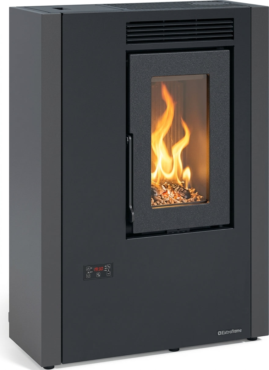 POÊLE À GRANULÉS VENTIL SLIM 5.1KW LUISELLA 5.0 NOIR