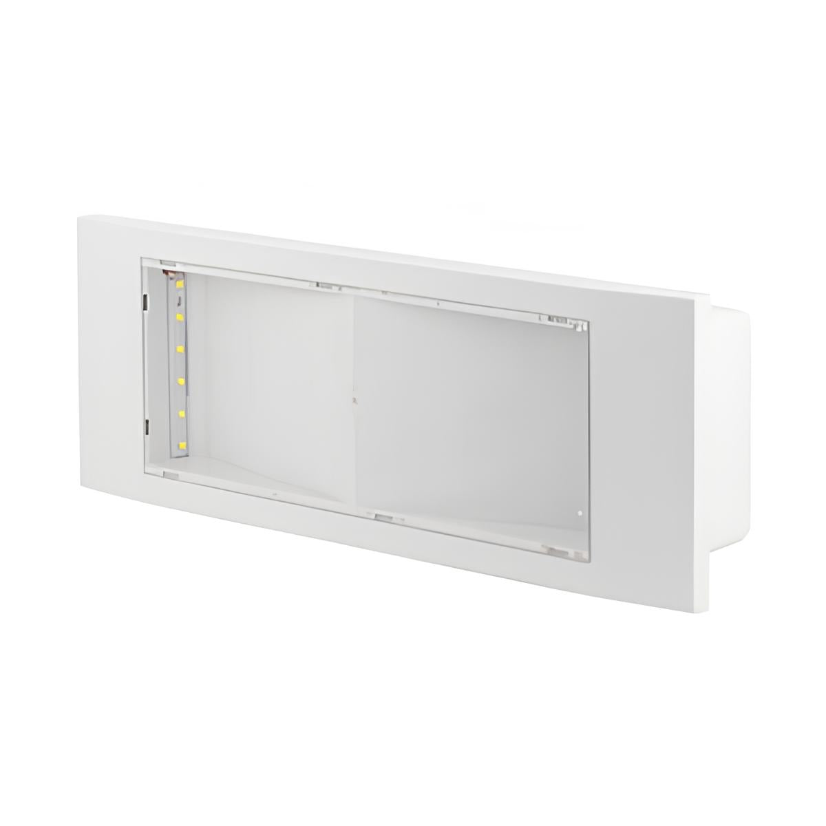 LAMPADA LED EMERGENZA BEGHELLI DA INCASSO RICARICABILE 2W