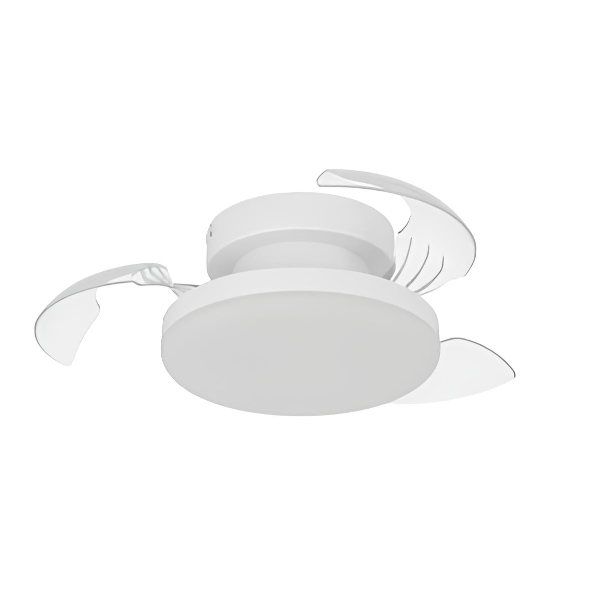 VENTILATORE DA SOFFITTO CON LUCE LED DIMMERABILE - A PALE RETRATTILI, SILENZIOSO, PLAFONIERA MODERNA PER INTERNI