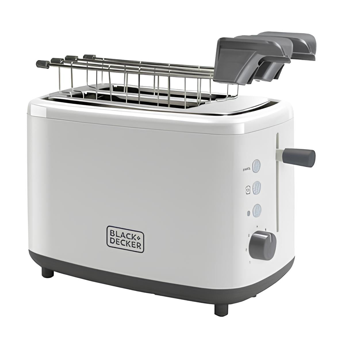 TOSTADORA 820W CON PINZAS DE ACERO INOXIDABLE