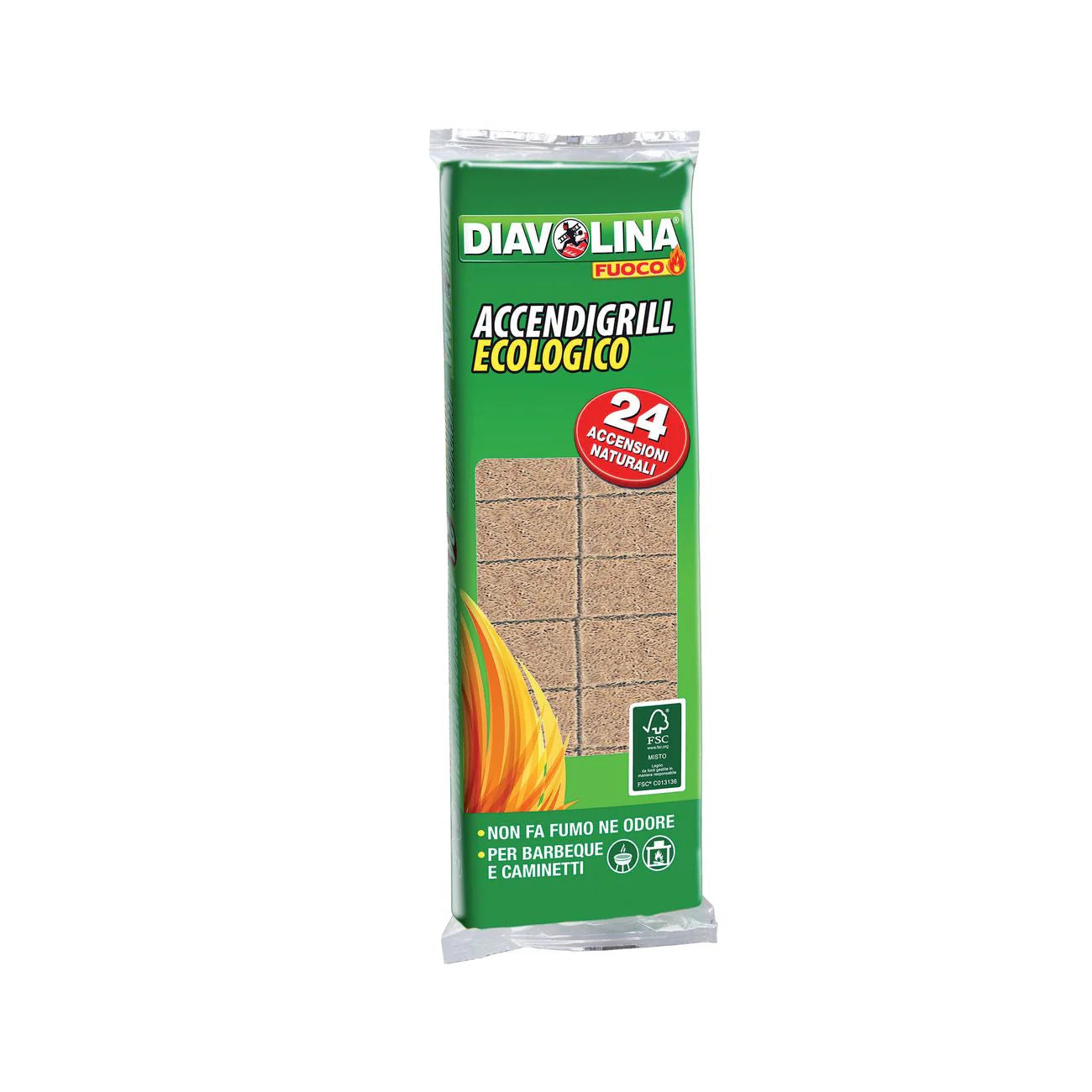 ALLUME-FEU 24 CUBES DIAVOLINA ÉCOLOGIQUE 15330
