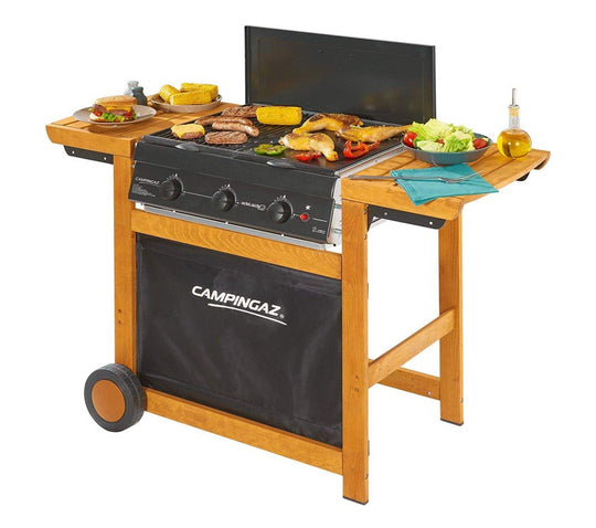 BARBECUE À GAZ DUALGAS ADELAIDE 3 WOODY 14KW
