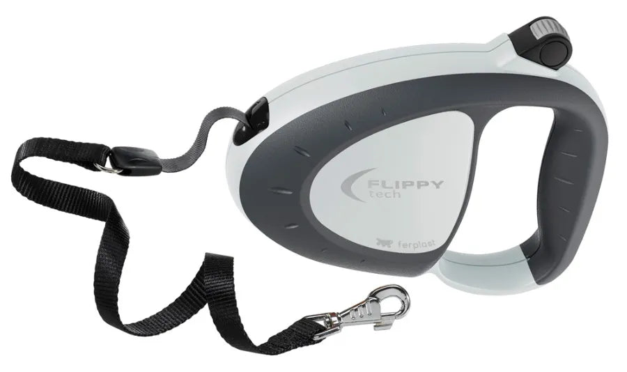 CORREA P/PERROS FLIPPY ONE TAPE GRANDE NEGRO