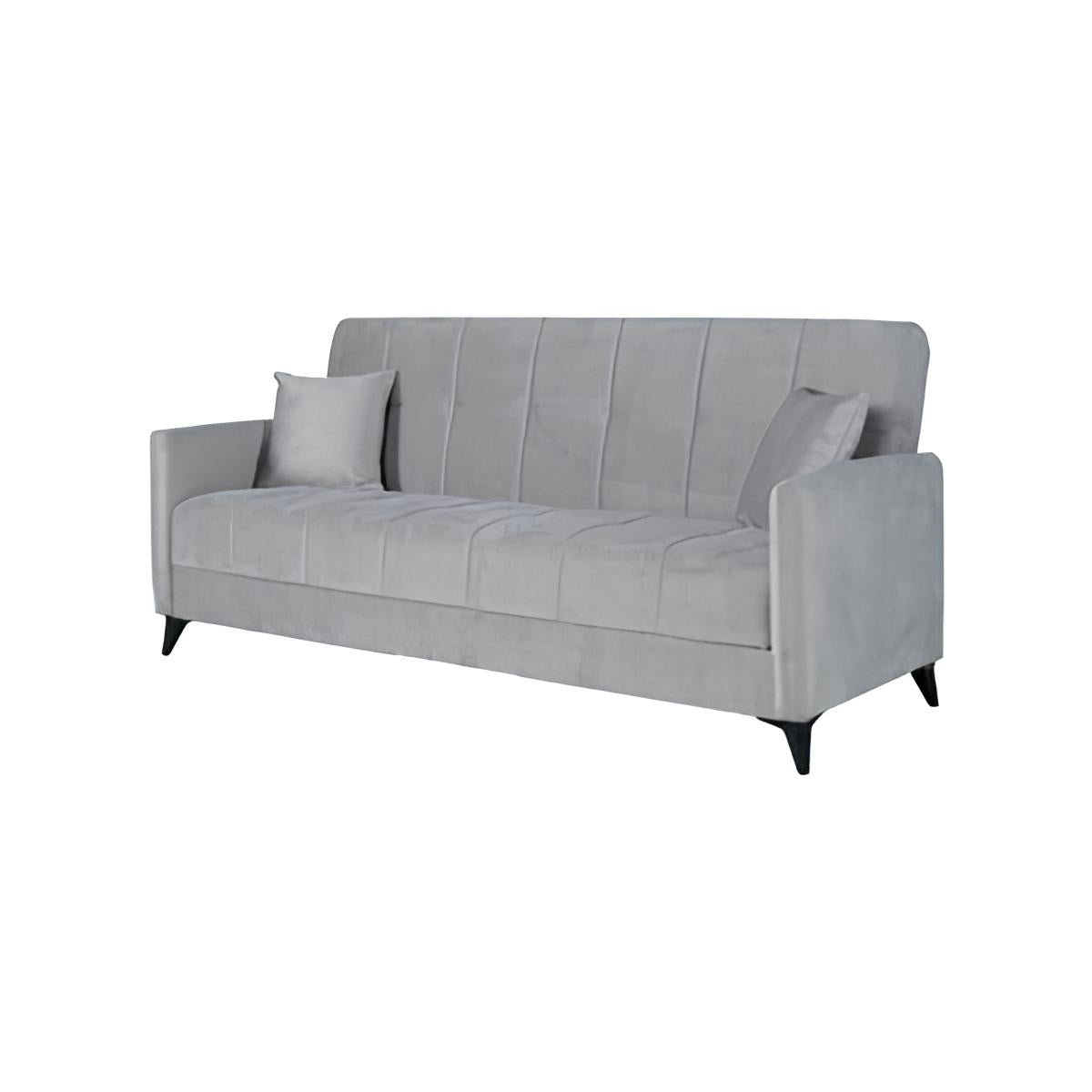 DIVANO PRONTO LETTO SANTI 3P GRIGIO