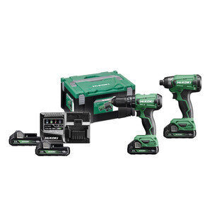 HIKOKI SET TRAPANO + AVVITAT IMP KC18DA 18V