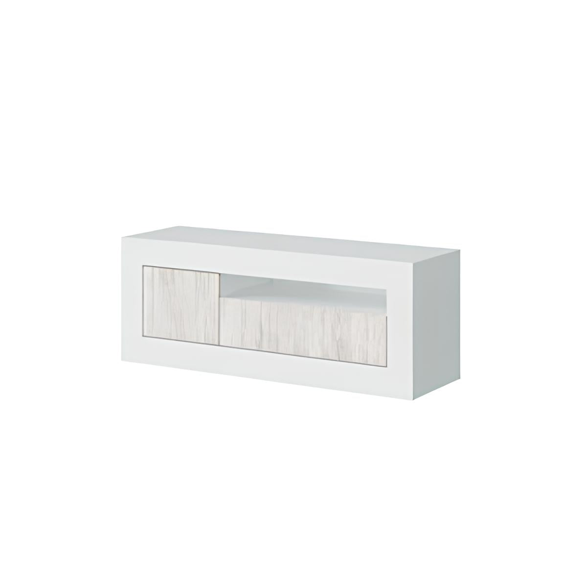 KIT MEUBLE TV BALTIK 2 PORTES 139X42XH53 CM