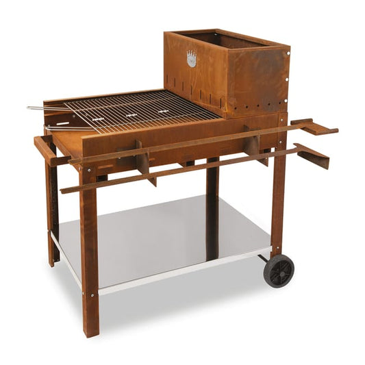 BARBECUE A LEGNA FLIPPER 45X50 CM CORTEN