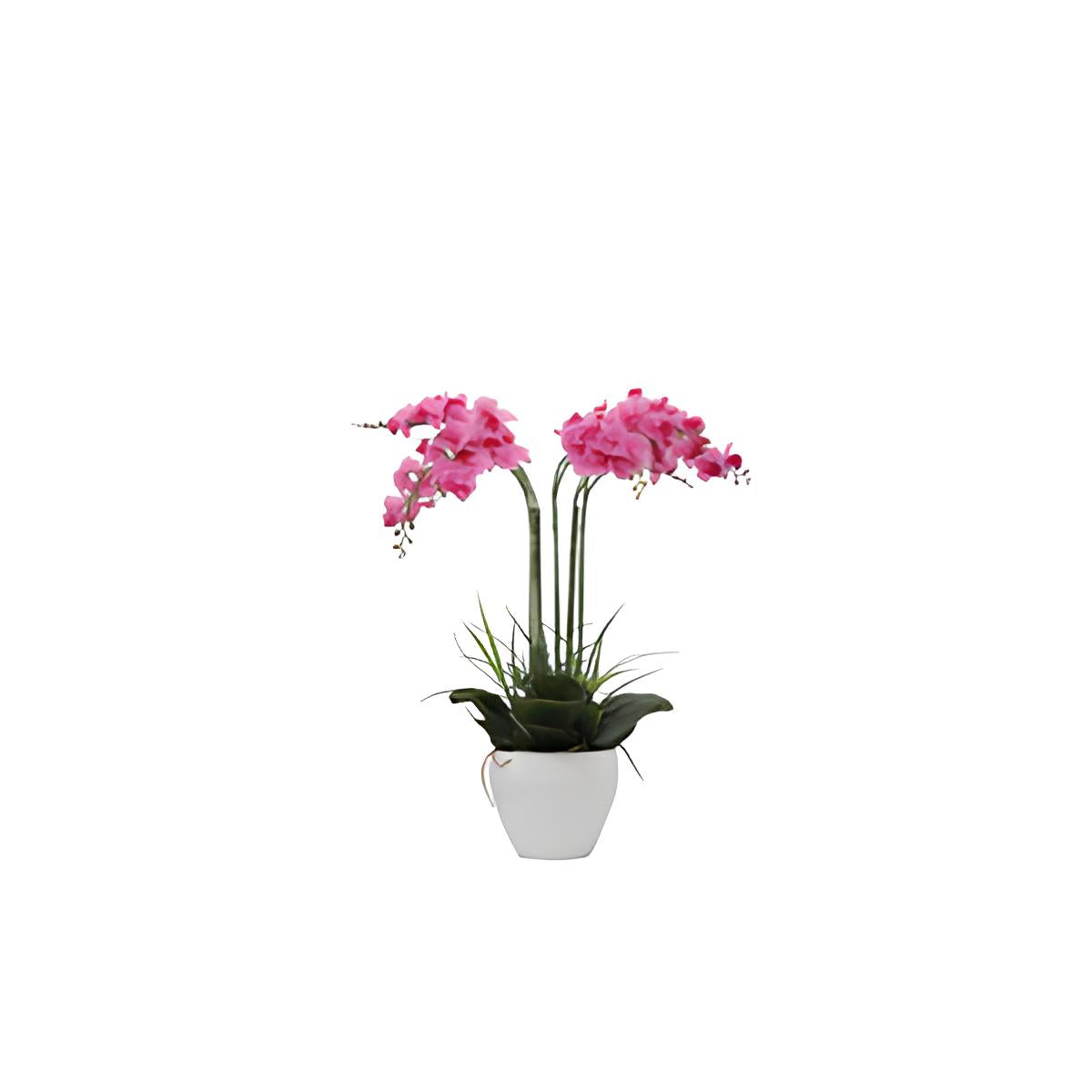 ORQUÍDEA C/MACETA BLANCA 60 CM