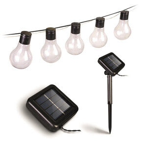 CATENA LUMINOSA SOLARE 10 LUCI MT.5