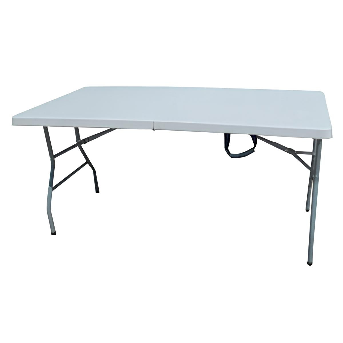 TAVOLO IN ACCIAIO E HDPE PIEGHEVOLE 183X75XH74CM