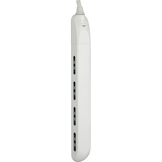 REGLETA BIPASO SLIM ELECTRALINE BLANCA PUESTOS 4 2P+T 16A N°XMMQ 3X1 MT 1,5