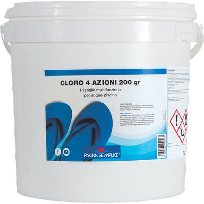 CLORO MULTIACCIÓN PARA PISCINA PASTILLAS LAPI