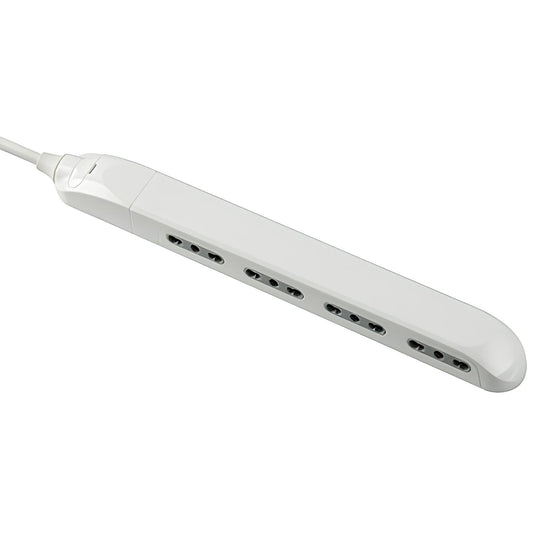 ELECTRALINE SLIM BIPASSO POWER STRIP, WHITE, 4 OUTLETS, 2P+T 16A, N°XMMQ 3X1 M 1.5
