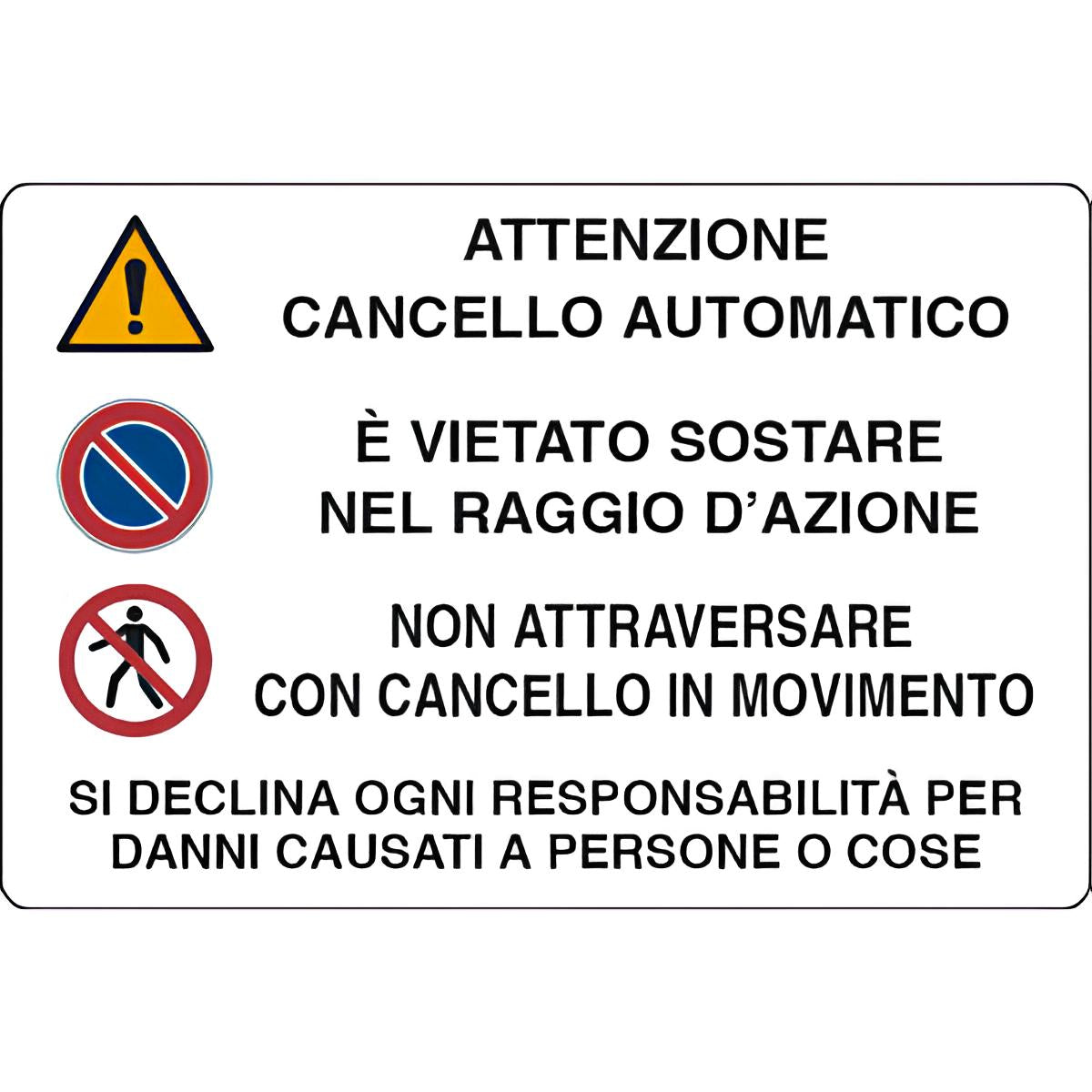 TARGHE SEGNALETICHE