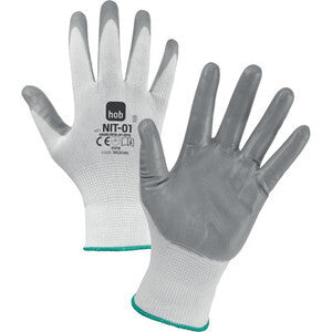 HOB polyester/nitrile NBR gloves NIT-01