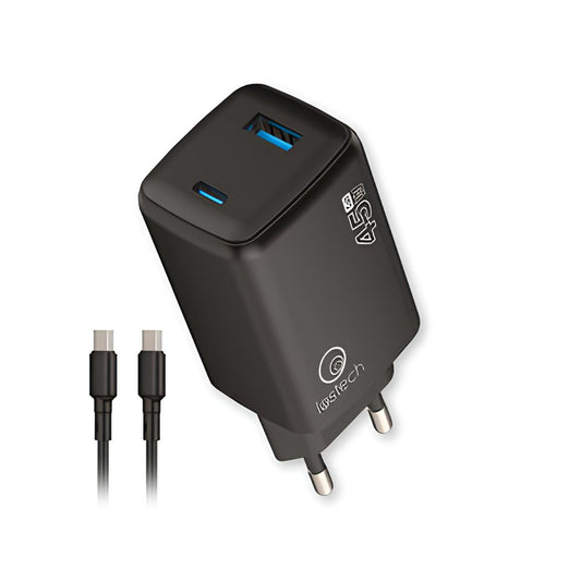 CARICATORE GAN 45W USB-C/USB-A CAVO USB-C/USB-C