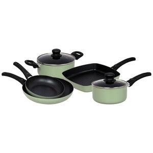 BATERÍA DE COCINA FUSION GREEN 7PZ