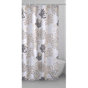 RIDEAU DE DOUCHE GEDY POLYESTER CAFÉ 1302
