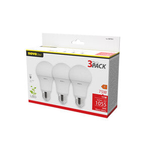 NUEVA LÁMPARA LED CLÁSICA E27 11W 3UD