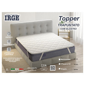 TOPPER ACOLCHADO CON ELÁSTICO IRGE