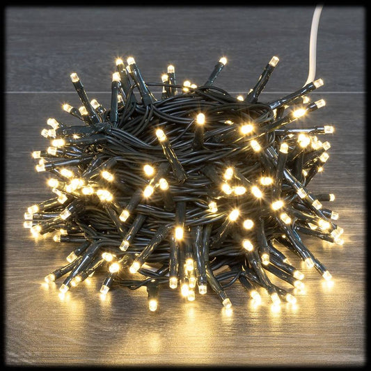 CATENA LUMINOSA A BATTERIA 60 LED C/GIOC