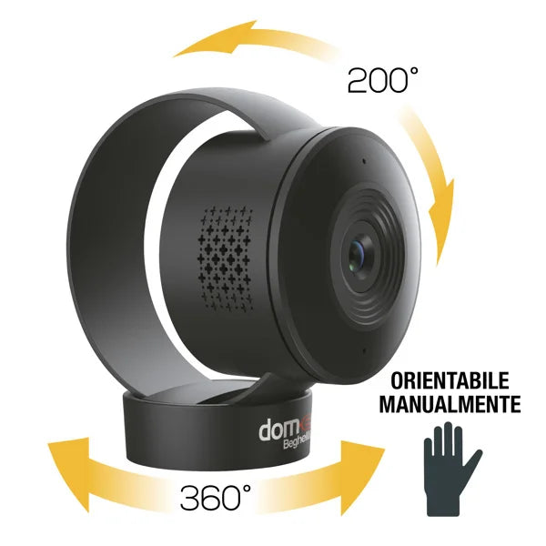 TELECAMERA P/INTERNO BEGHELLI 60024 RING ORIENTABILE