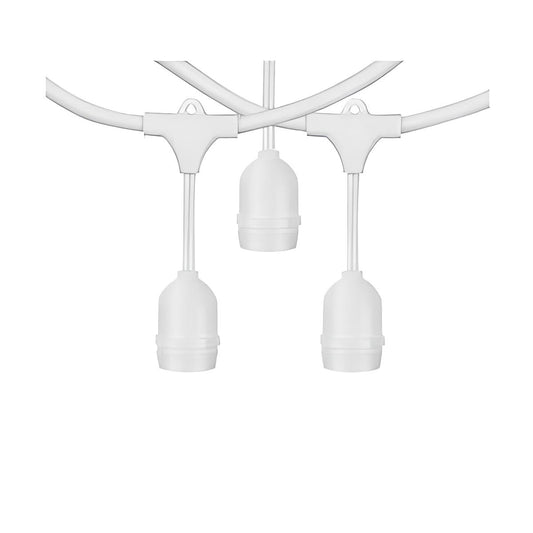 LUCES PARA CENADOR/SOMBRILLA 10 M CON 10 PORTALÁMPARAS