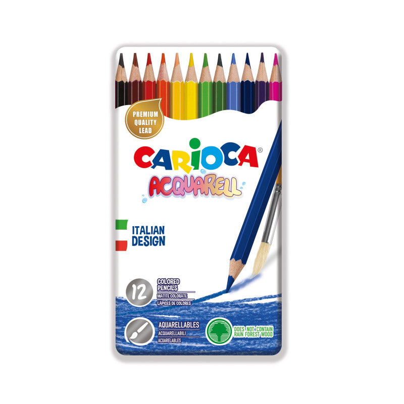 CARIOCA PASTELLI ACQUARELLI 12 PEZZI