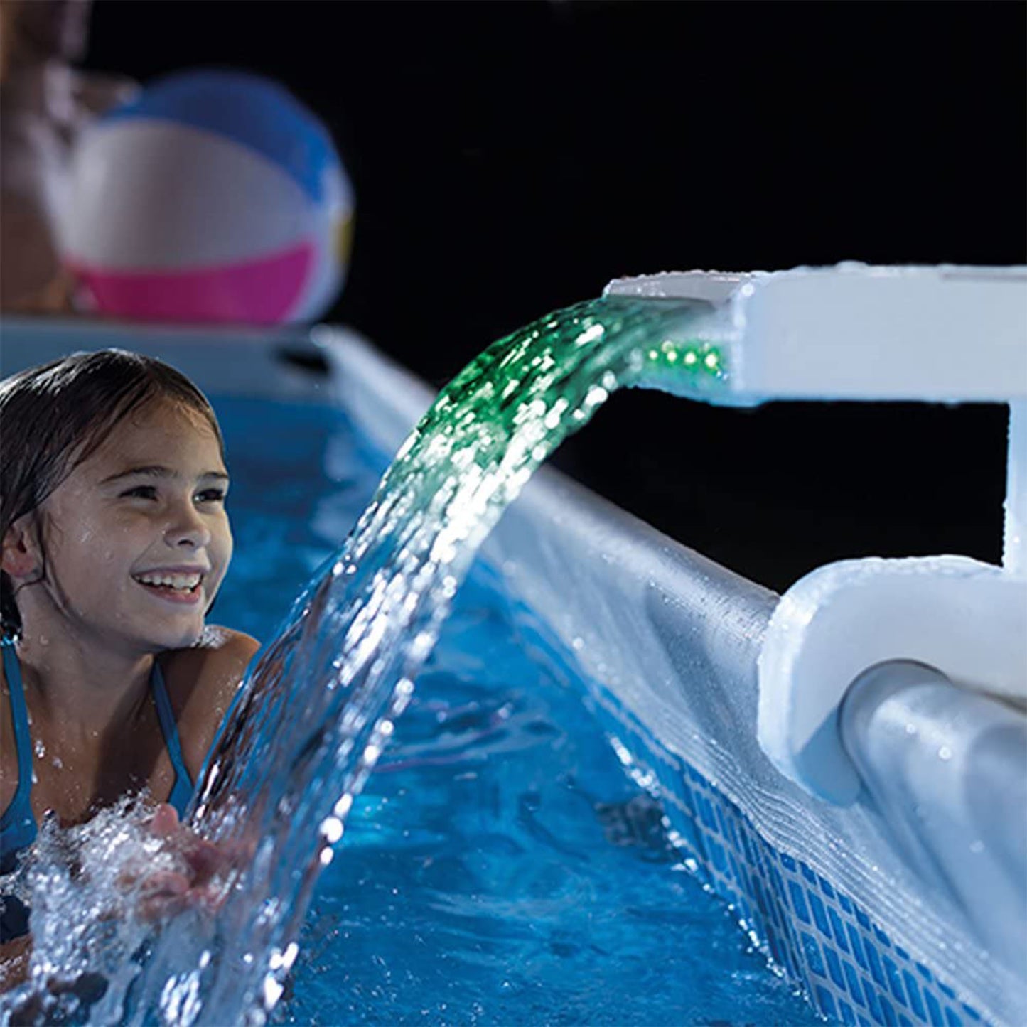 CASCATA CON GIOCO DI LUCI PER PISCINA 58619