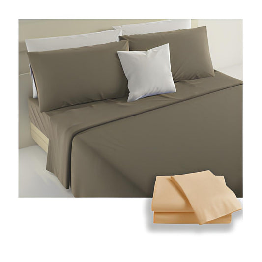 IRGE JUEGO COMPLETO CAMA MARTA T.U. BEIGE 2PZ