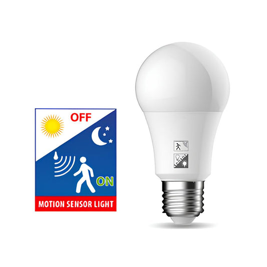 NOVA LAMPADINA LED E27 11W 4000K C/PIR C/CREPUSC