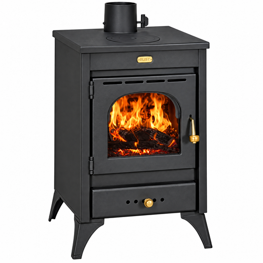 STUFA LEGNA 12 KW KIR NERO OPACO
