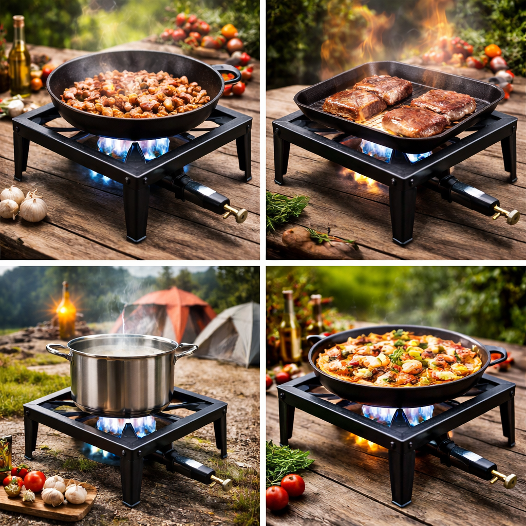 HORNILLO A GAS 40X40 CM POWERFIRE 4 H