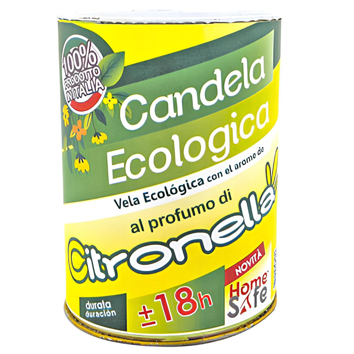 CITRONELLA CANDELA ECO MADE IN ITALY 6X8