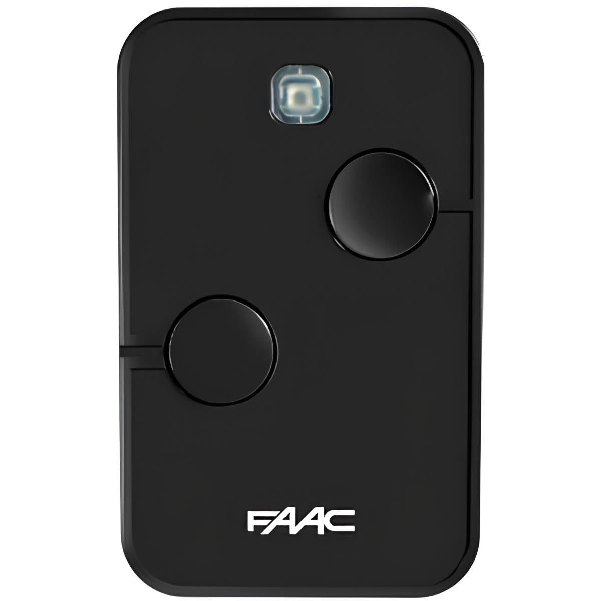TÉLÉCOMMANDE FAAC (ORIGINALE) XT02-433 Réf. 787032 NOIRE