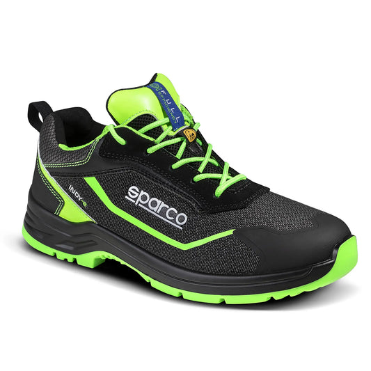 SPARCO SCARPE FORESTER S3 NERO VERDE FLUO