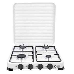 C RÉCHAUD À GAZ GPL 4 FEUX 1/1,5/1,5/2,2 KW