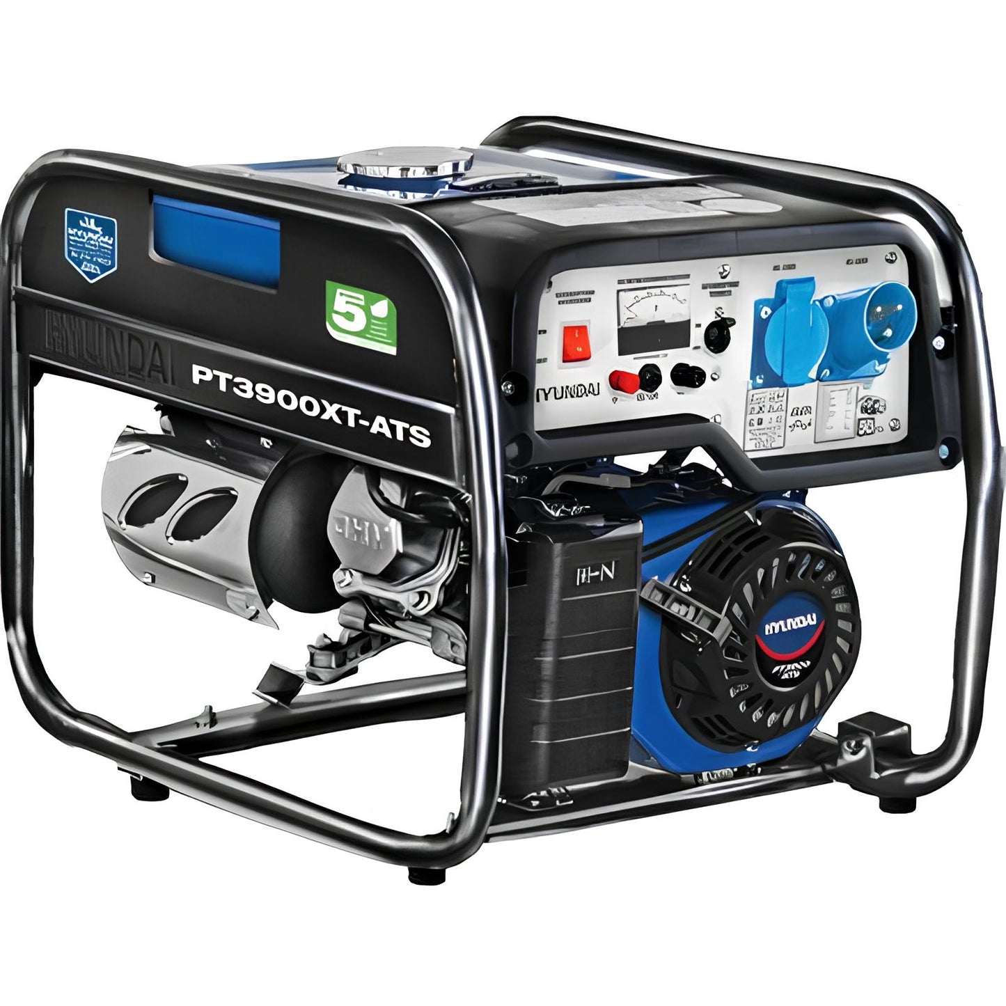 GENERADOR DE CORRIENTE 65129+ATS HYUNDAI 4T KW 3,5/3,2 MONOFÁSICO ARRANQUE ELÉCTRICO