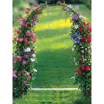 ARCO IN METALLO PER FIORI 140X38X200/240CM