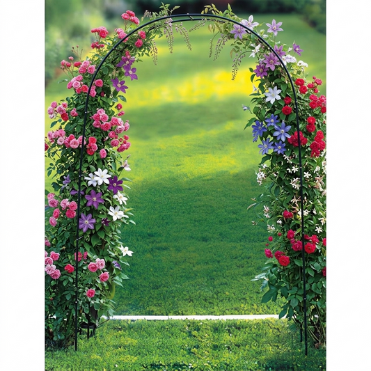 ARCO IN METALLO PER FIORI 140X38X200/240CM
