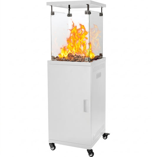 STUFA GAS GPL FLAMEX + RUOTE DOMUS